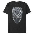 thumbnail image 1 of Men's Marvel Black Panther Icon Mask  Graphic Tee Black 5X Large, 1 of 4