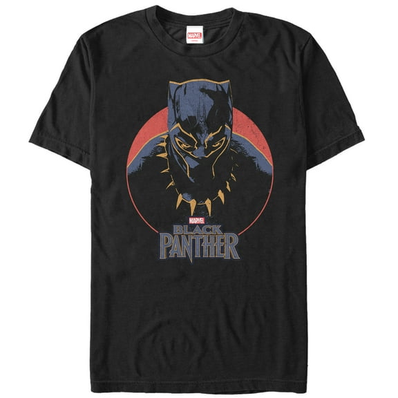 Men's Marvel Black Panther Retro  Graphic Tee Black 3X Large