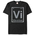 thumbnail image 1 of Men's Marvel Black Panther Vibranium Element  Graphic Tee Black X Large, 1 of 5