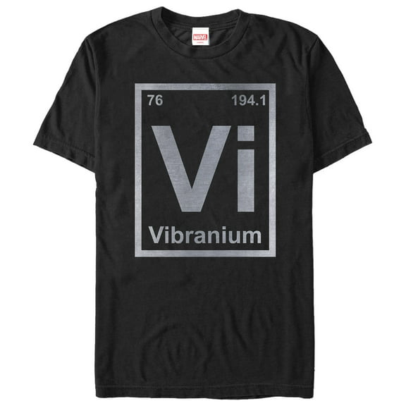 Men's Marvel Black Panther Vibranium Element Graphic Tee Black X Large