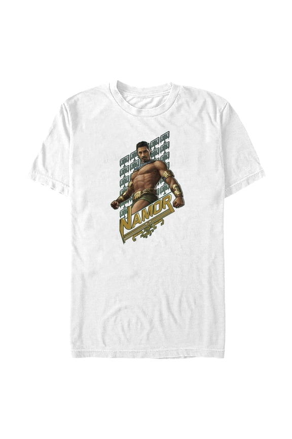 Men's Marvel Black Panther Wakanda Forever Namor Name T-Shirt