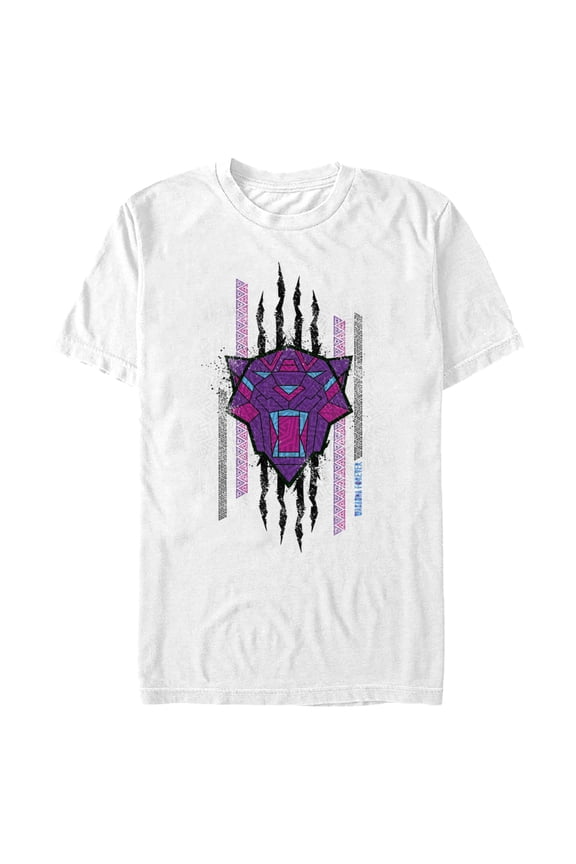 Men's Marvel Black Panther Wakanda Forever Panther Scratch T-Shirt