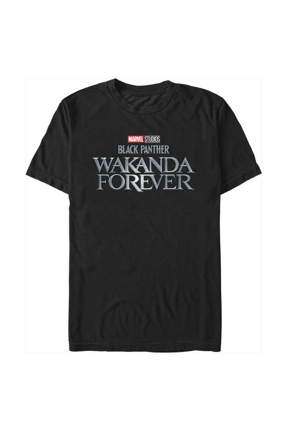 Men's Marvel Black Panther Wakanda Forever Wakanda Forever Metal T-Shirt