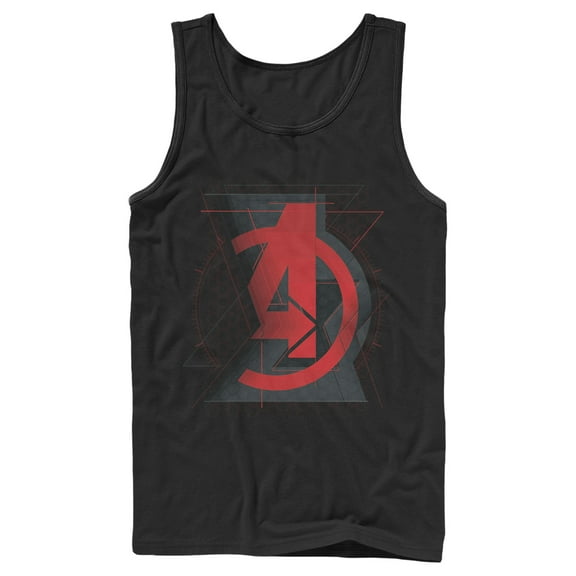 Men's Marvel Black Widow Avenger Logo  Tank Top Black X Large