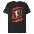 thumbnail image 1 of Men's Marvel Black Widow Bond Flashback Graphic Tee Black 2X Large, 1 of 4