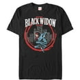 thumbnail image 1 of Men's Marvel Black Widow Circle  Graphic Tee Black 2X Large, 1 of 4