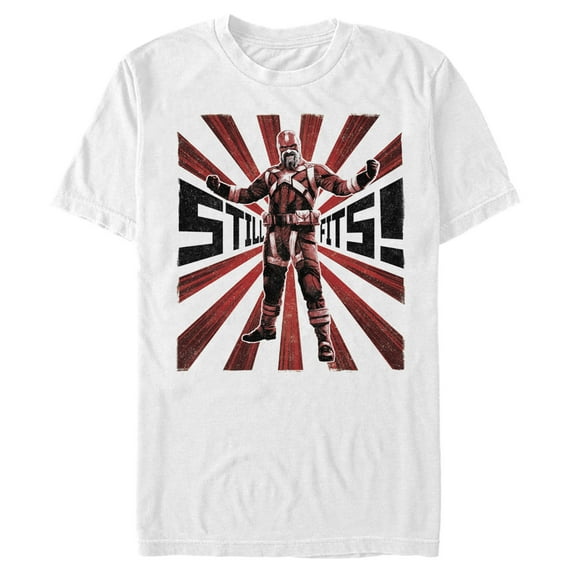 Men's Marvel Black Widow Guardian Still Fits Graphic Tee White Small