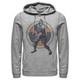 thumbnail image 1 of Men's Marvel Black Widow Taskmaster Arrow  Pull Over Hoodie Athletic Heather 2X Large, 1 of 3