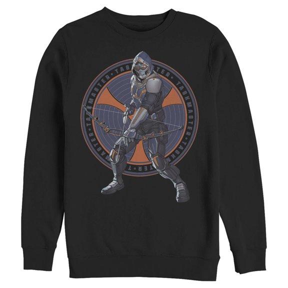 Men's Marvel Black Widow Taskmaster Arrow Sweatshirt Black Large