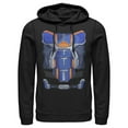 thumbnail image 1 of Men's Marvel Black Widow Taskmaster Costume  Pull Over Hoodie Black 3X Large, 1 of 3