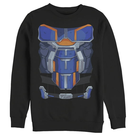 Men's Marvel Black Widow Taskmaster Costume Sweatshirt Black 2X Large