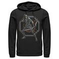 thumbnail image 1 of Men's Marvel Black Widow Taskmaster Target Pull Over Hoodie Black Small, 1 of 3