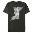 thumbnail image 1 of Men's Marvel Black Widow Yelena Grunge  Graphic Tee Black Small, 1 of 4