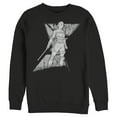 thumbnail image 1 of Men's Marvel Black Widow Yelena Grunge  Sweatshirt Black X Large, 1 of 3