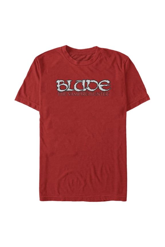 Men's Marvel Blade Logo Graphic Tee Red Large