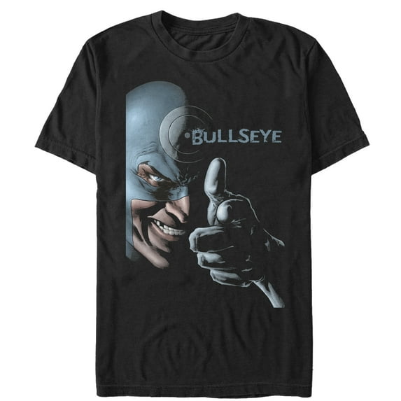Men's Marvel Bullseye Weapon Graphic Tee Black Large
