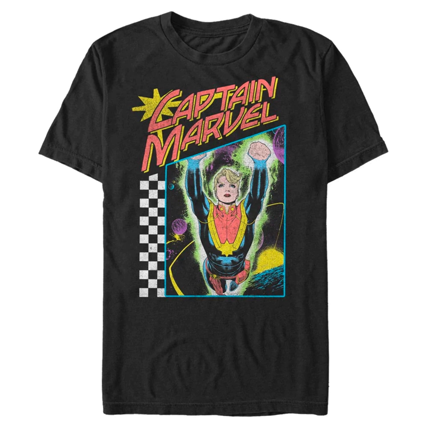 Men s Marvel Bike Cap T Shirt Walmart