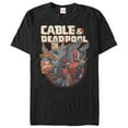 thumbnail image 1 of Men's Marvel Cable & Deadpool Partners  Graphic Tee Black Small, 1 of 4