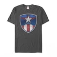 thumbnail image 1 of Men's Marvel Captain America Armor Suit  Graphic Tee Charcoal Small, 1 of 4