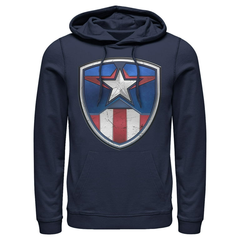 Men's Marvel Captain America Armor Suit Pull Over Hoodie
