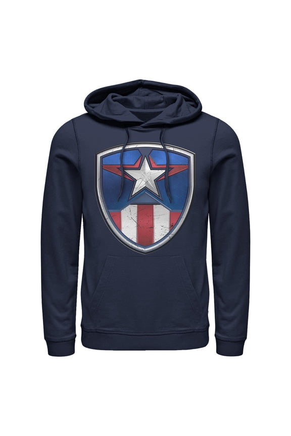Men's Marvel Captain America Armor Suit  Pull Over Hoodie