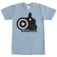 thumbnail image 1 of Men's Marvel Captain America Avenger  Graphic Tee Light Blue Small, 1 of 3