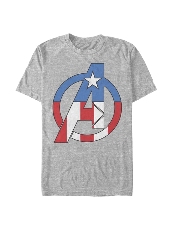 Men's Marvel Captain America Avengers Logo Graphic T-Shirt