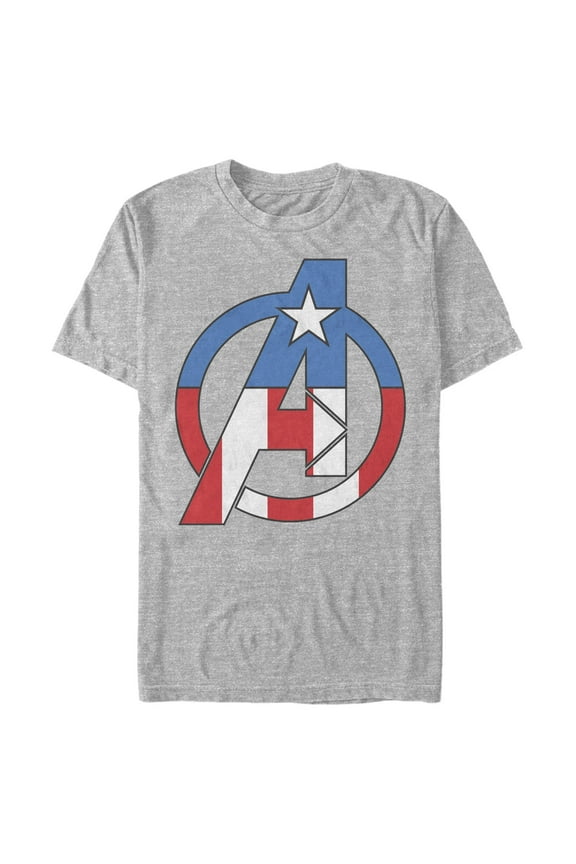 Men's Marvel Captain America Avengers Logo Graphic T-Shirt