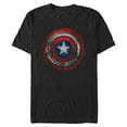 thumbnail image 1 of Men's Marvel Captain America Distressed Shield Graphic T-Shirt, 1 of 5