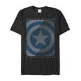 thumbnail image 1 of Men's Marvel Captain America Fitness Challenge Streaks  Graphic Tee Black Medium, 1 of 4