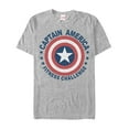 thumbnail image 1 of Men's Marvel Captain America Fitness Shield  Graphic Tee Athletic Heather Large, 1 of 4