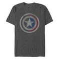 thumbnail image 1 of Men's Marvel Captain America Half Shield T-Shirt, 1 of 3