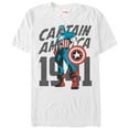 thumbnail image 1 of Men's Marvel Captain America History  Graphic Tee White X Large, 1 of 4