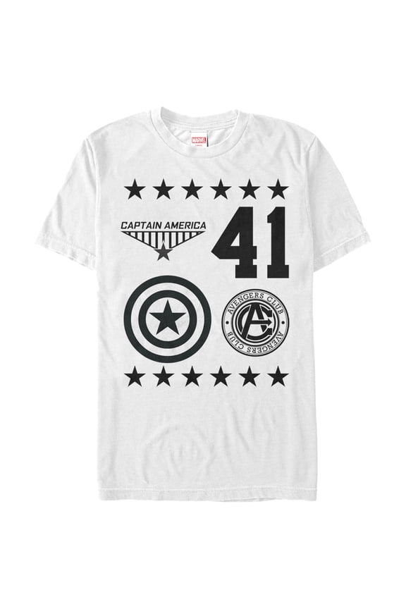 Captain America Icons Mens Graphic T Shirt