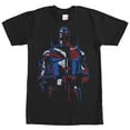 thumbnail image 1 of Men's Marvel Captain America Modern  Graphic Tee Black 2X Large, 1 of 4