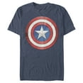thumbnail image 1 of Men's Marvel Captain America Reflect Shield Graphic Tee Navy Blue Heather Medium, 1 of 4