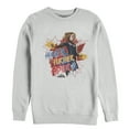 thumbnail image 1 of Men's Marvel Captain Marvel Faster Stars  Sweatshirt White Medium, 1 of 3