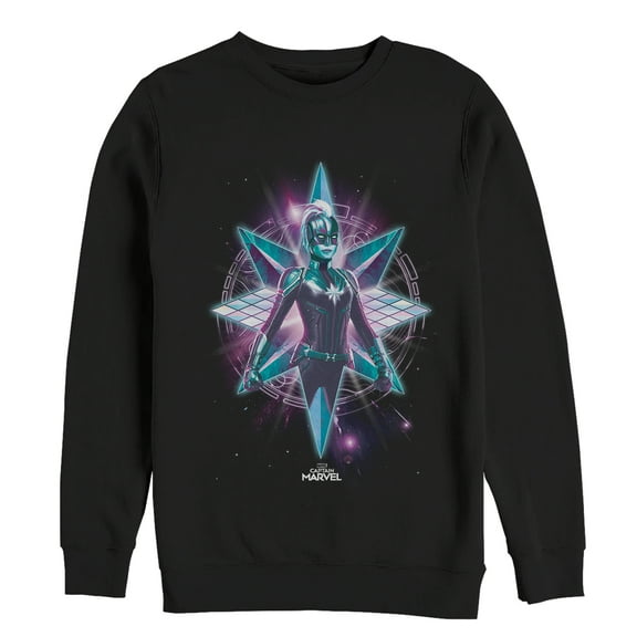 Men's Marvel Captain Marvel Noble Kree  Sweatshirt Black Large