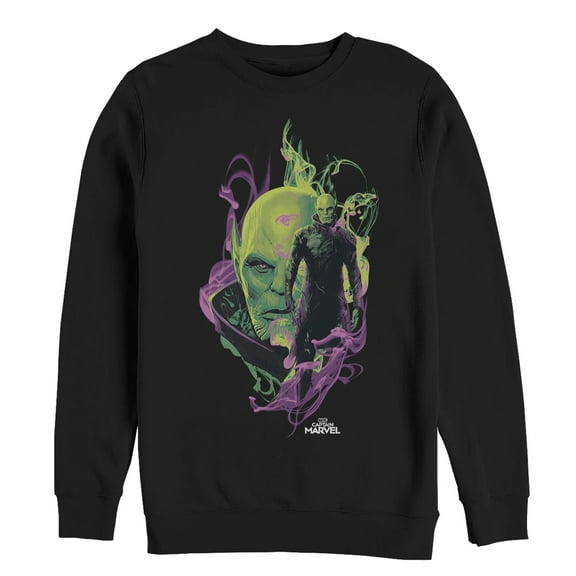 Men's Marvel Captain Marvel Talos Skrull Leader  Sweatshirt Black Small