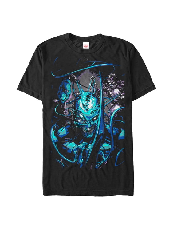 Men's Marvel Carnage Fight Graphic Tee Black X Large