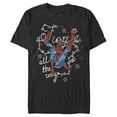 thumbnail image 1 of Men's Marvel Christmas Spider-Man Jingle All the Way Lights  Graphic Tee Black X Large, 1 of 4