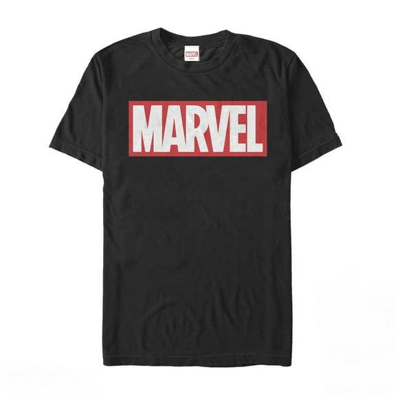 Men's Marvel Classic Bold Logo Graphic Tee Black 5X Large