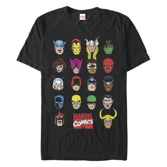 Men's Marvel Classic Comic Characters Graphic T-Shirt