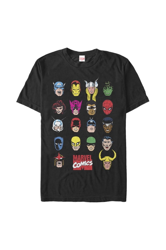 Men's Marvel Classic Comic Characters Graphic T-Shirt