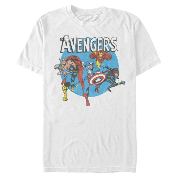 Men's Marvel Classic Group Heroes Graphic T-Shirt