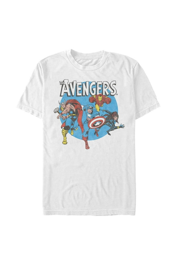 Men's Marvel Classic Group Heroes Graphic T-Shirt
