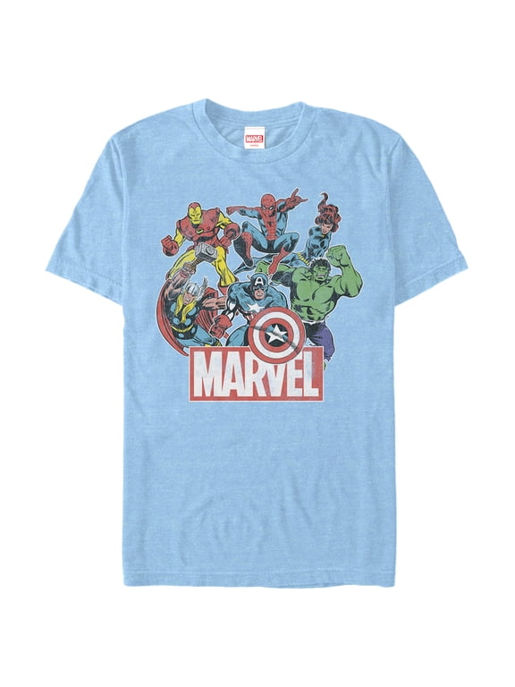 Men's Marvel Classic Hero Collage Graphic T-Shirt