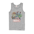 thumbnail image 1 of Men's Marvel Classic Hero Collage Tank Top Athletic Heather X Large, 1 of 4