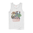thumbnail image 1 of Men's Marvel Classic Hero Collage Tank Top White Medium, 1 of 4