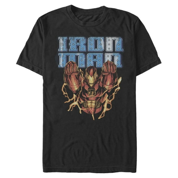 Men's Marvel Classic Iron Man Logo  Graphic T-Shirt